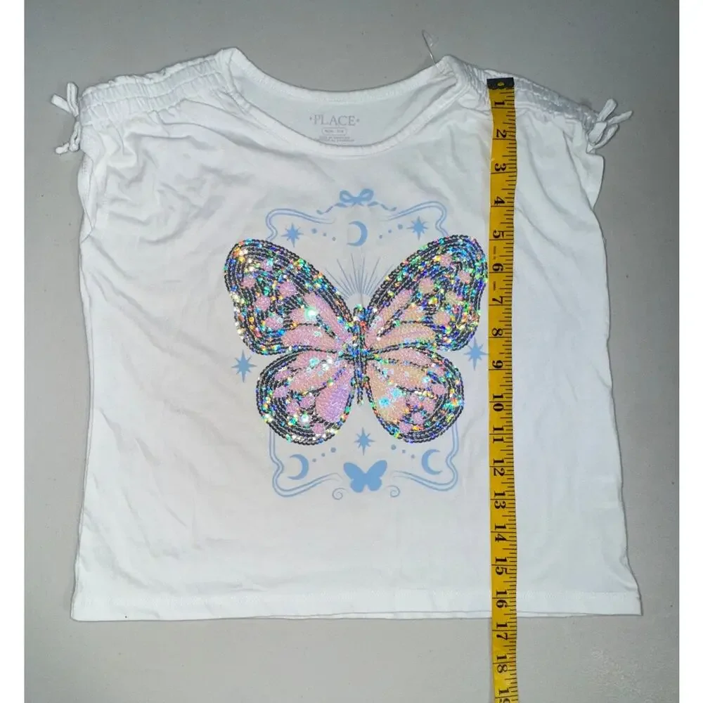 Lot of 4 Girl M‎ 7/8 Top Short Sleeve Casual Everday Variety Brands